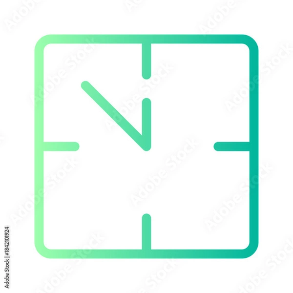 Obraz midnight gradient icon