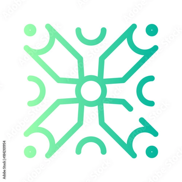 Obraz pattern gradient icon