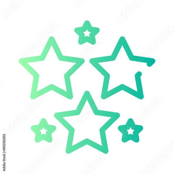 Obraz star gradient icon