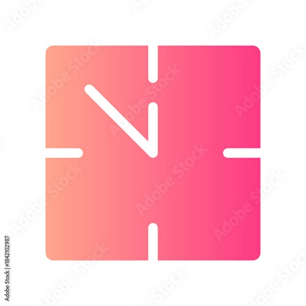 Obraz midnight gradient icon