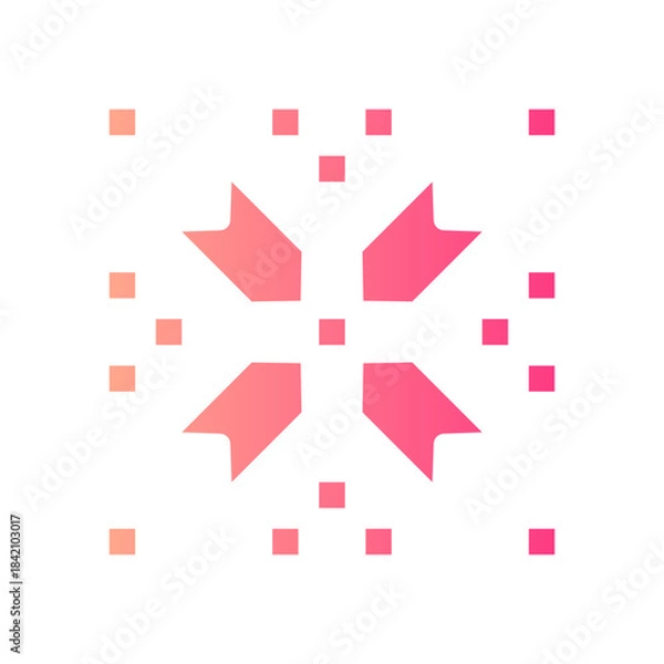 Obraz pattern gradient icon