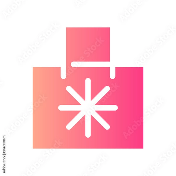 Obraz shopping bag gradient icon