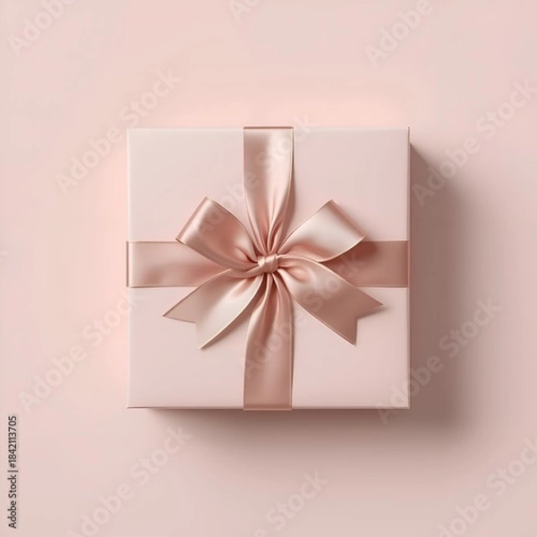 Obraz gift box with ribbon