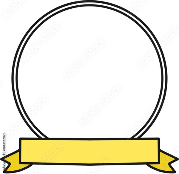 Obraz Happy bithday, 생일축하 원 동그라미 타이틀