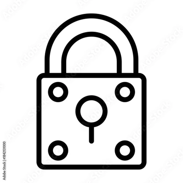 Fototapeta Smart Lock Vector Icon