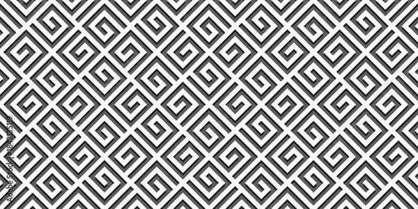 Obraz Abstract geometric background. Aztec greek pattern.