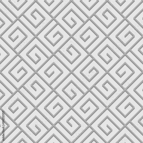 Obraz Abstract geometric background. Aztec greek pattern.