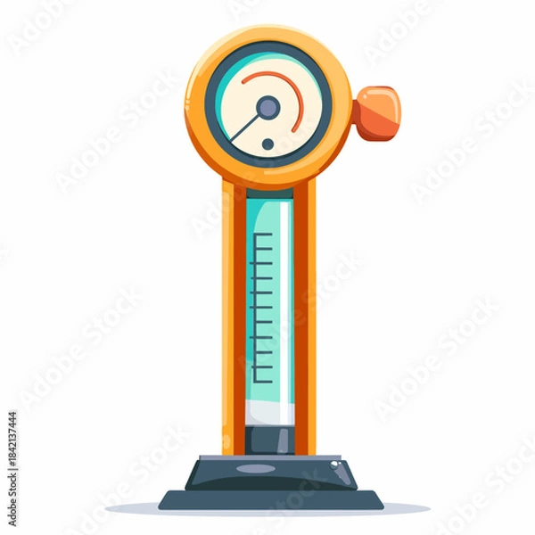 Obraz pH meter on white 