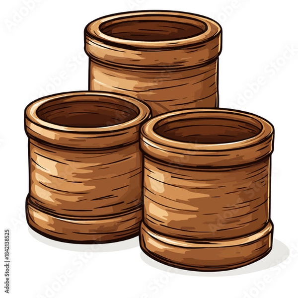 Obraz Piston pin on a white 