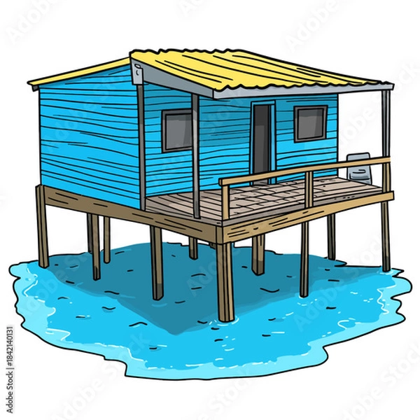 Obraz House on stilts 