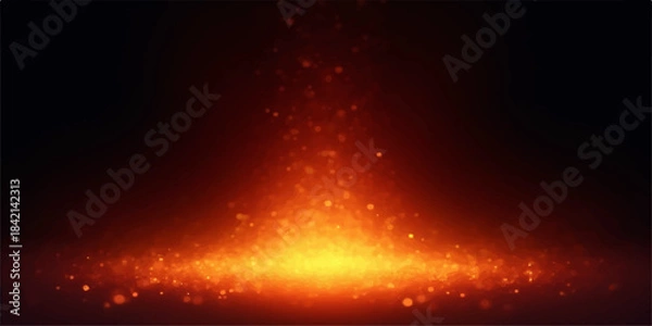 Fototapeta Abstract fiery explosion background with glowing flames and bright colors