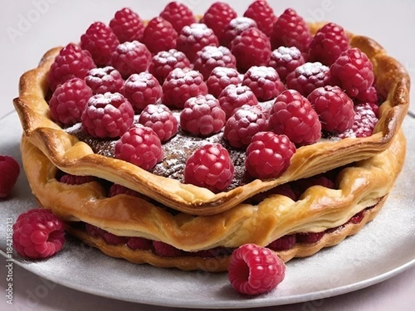 Obraz plate with delicious fresh crepes on table