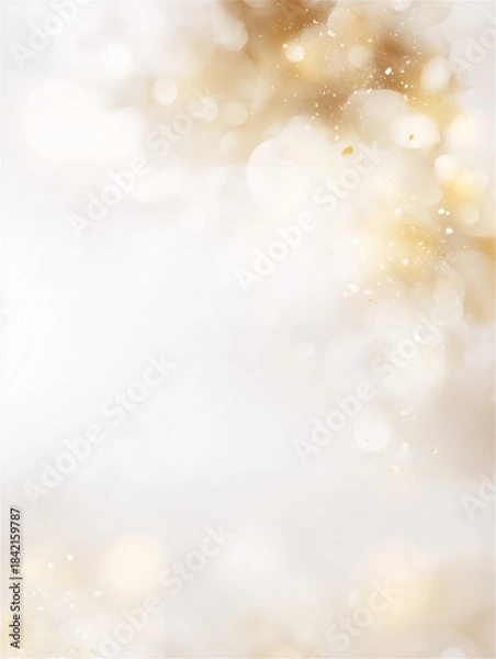 Obraz 金のボケが美しい和風背景