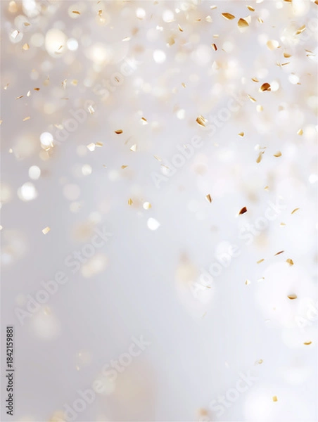 Obraz 上から降り注ぐ金の紙吹雪
