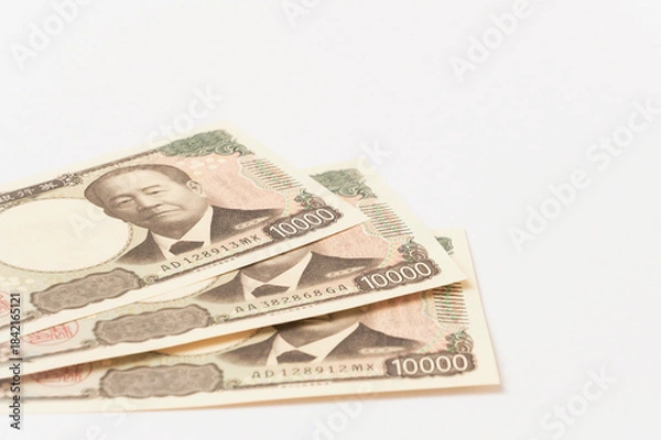 Obraz Japanese banknotes. 日本紙幣