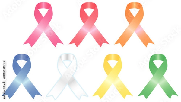 Obraz サテン風の可愛い啓発リボンセット