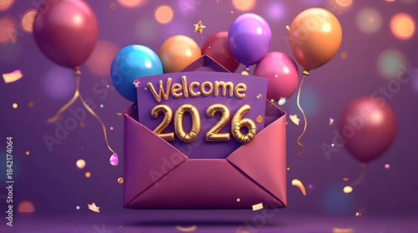 Fototapeta Welcome 2026