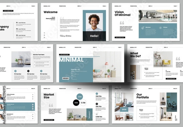 Obraz Minimal Business Presentation