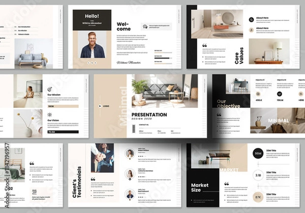Obraz Minimalist Presentation Template