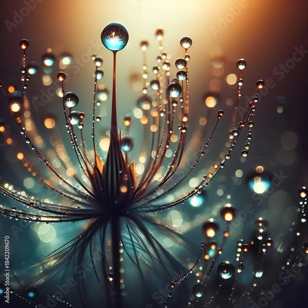 Fototapeta rain flower