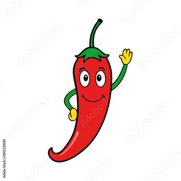 Obraz red hot chili pepper