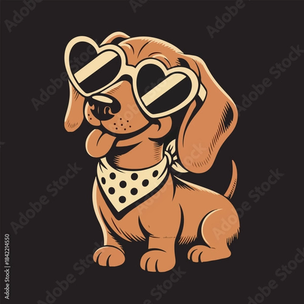 Obraz cartoon pet illustration