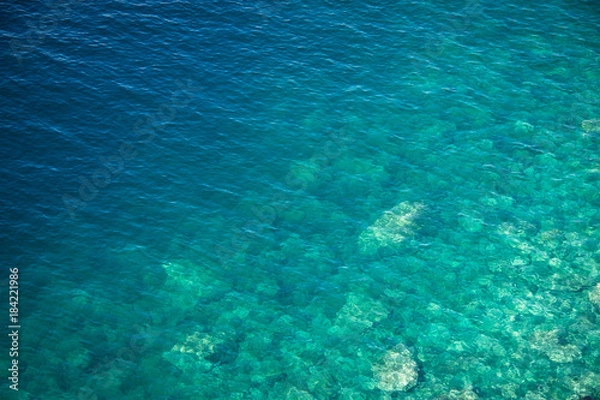 Obraz Ribbed sea surface.