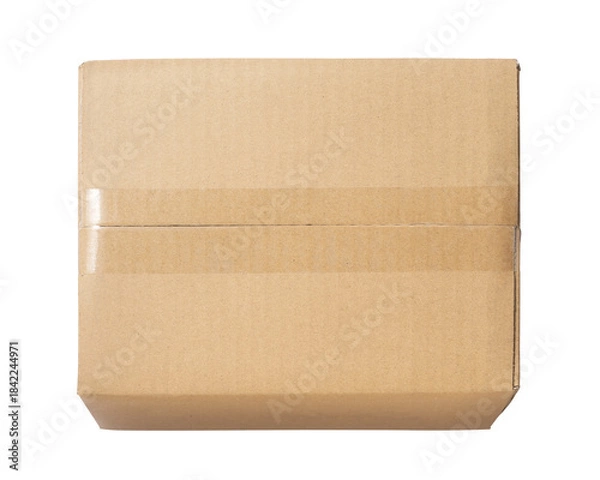 Obraz テープ留めされた、ダンボールの箱