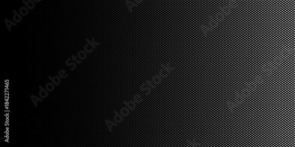 Fototapeta An abstract black and white vector background featuring a gradient created by a pattern of small dots. 