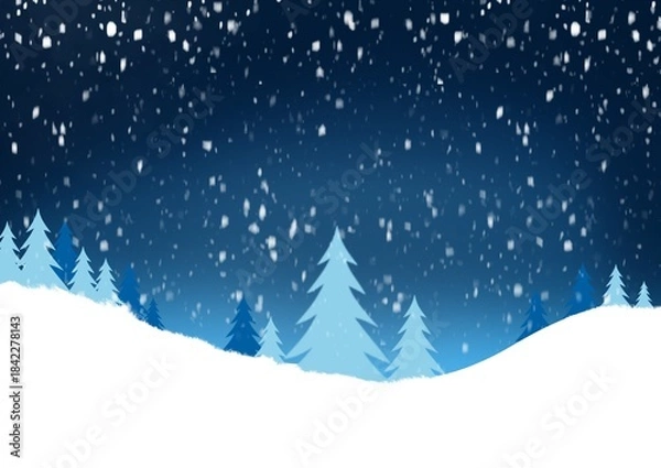 Fototapeta christmas winter