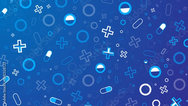 Obraz Modern abstract geometric design professional for presentations projects