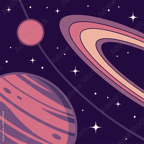 Fototapeta starry-sky-and-night-sky-in-outer-space 