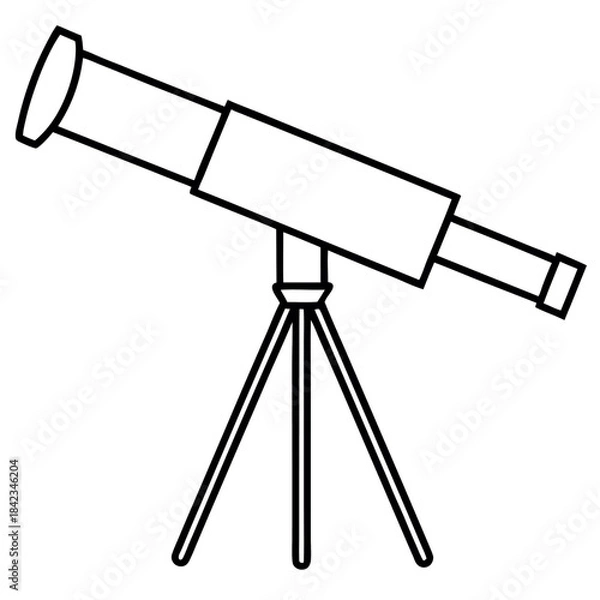 Fototapeta telescope-icon  