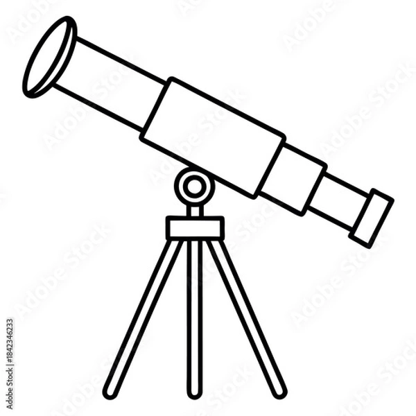 Fototapeta telescope-icon 