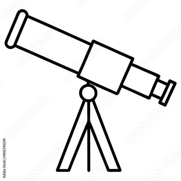 Fototapeta telescope-icon 