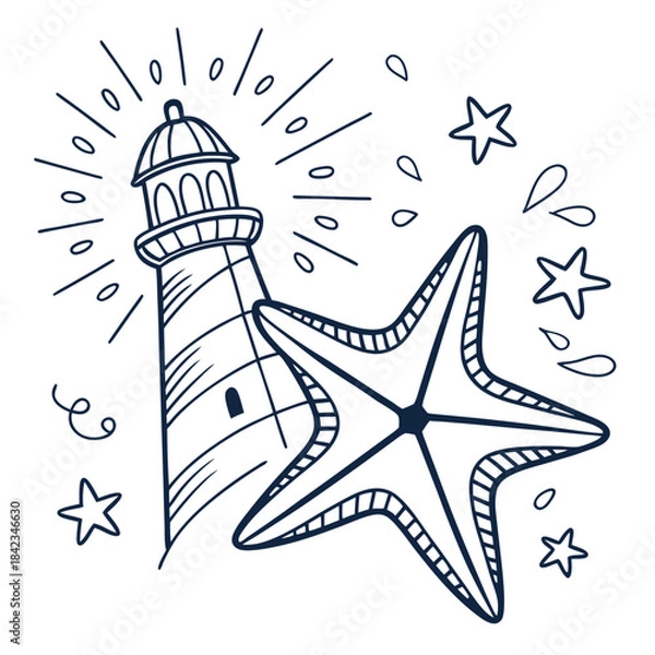 Fototapeta Twinkle-star-vector-glitter-bright-magic-light-icon