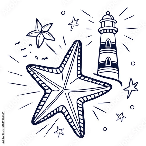 Fototapeta Twinkle-star-vector-glitter-bright-magic-light-icon