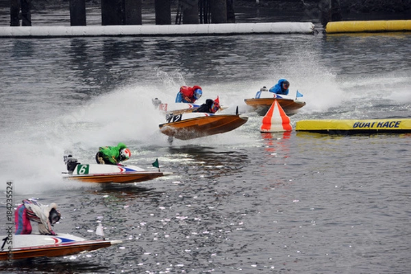 Obraz Wyścig łodzi