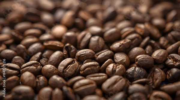 Fototapeta  coffee beans as the background