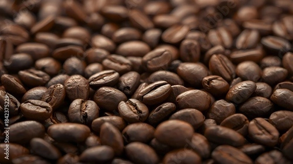 Fototapeta  coffee beans as the background