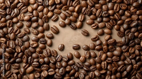 Fototapeta  coffee beans as the background