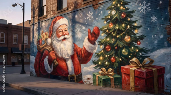 Obraz santa claus wall mural