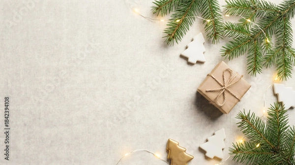 Obraz christmas background poster