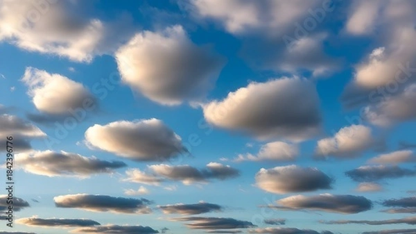 Obraz black and white dotted smoke clouds background