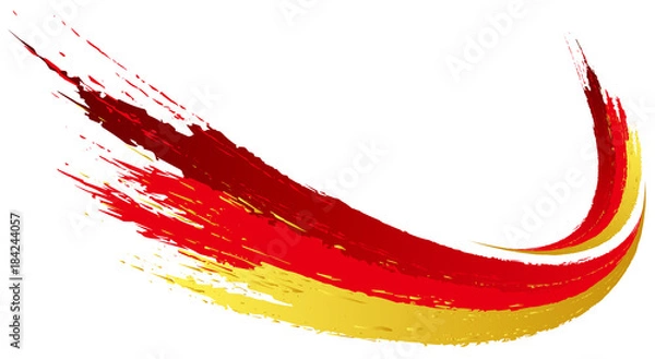 Obraz 筆タッチ　和風の背景素材