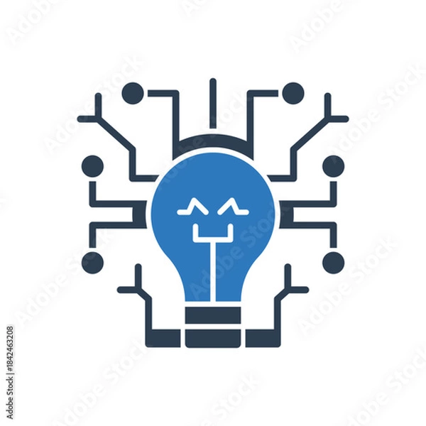 Obraz Idea Icon - Ai Idea Technology Icon