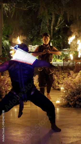 Obraz Vertical Paper Cut Transition 03