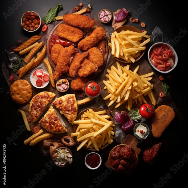 Obraz Crispy Fried Selection