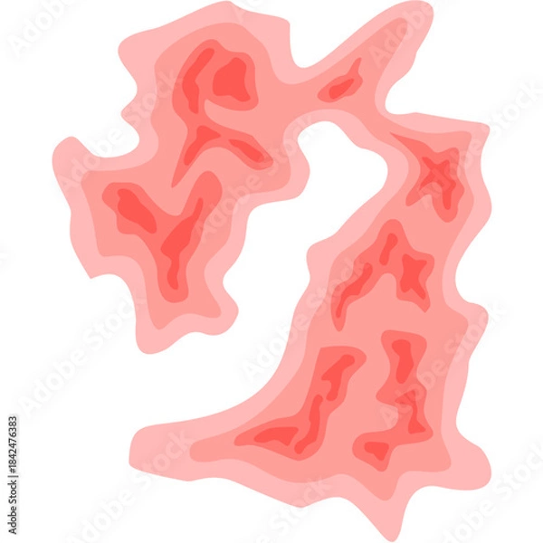 Obraz Zoster virus illustration