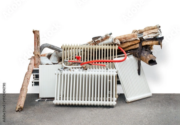 Obraz alte Heizungsanlage